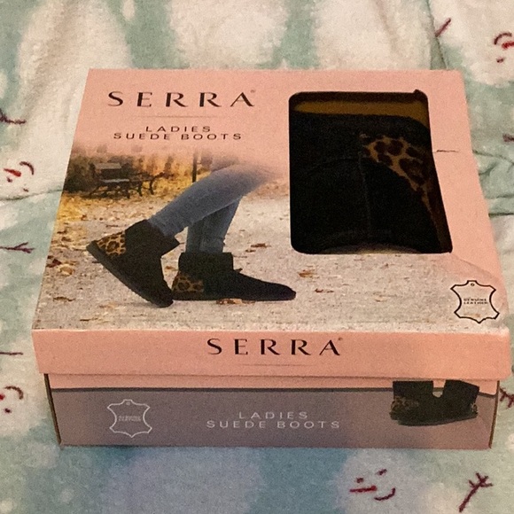 Serra Ladies Suede Boots - Picture 5 of 5